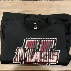 Adidas Umass Amherst black pullover
